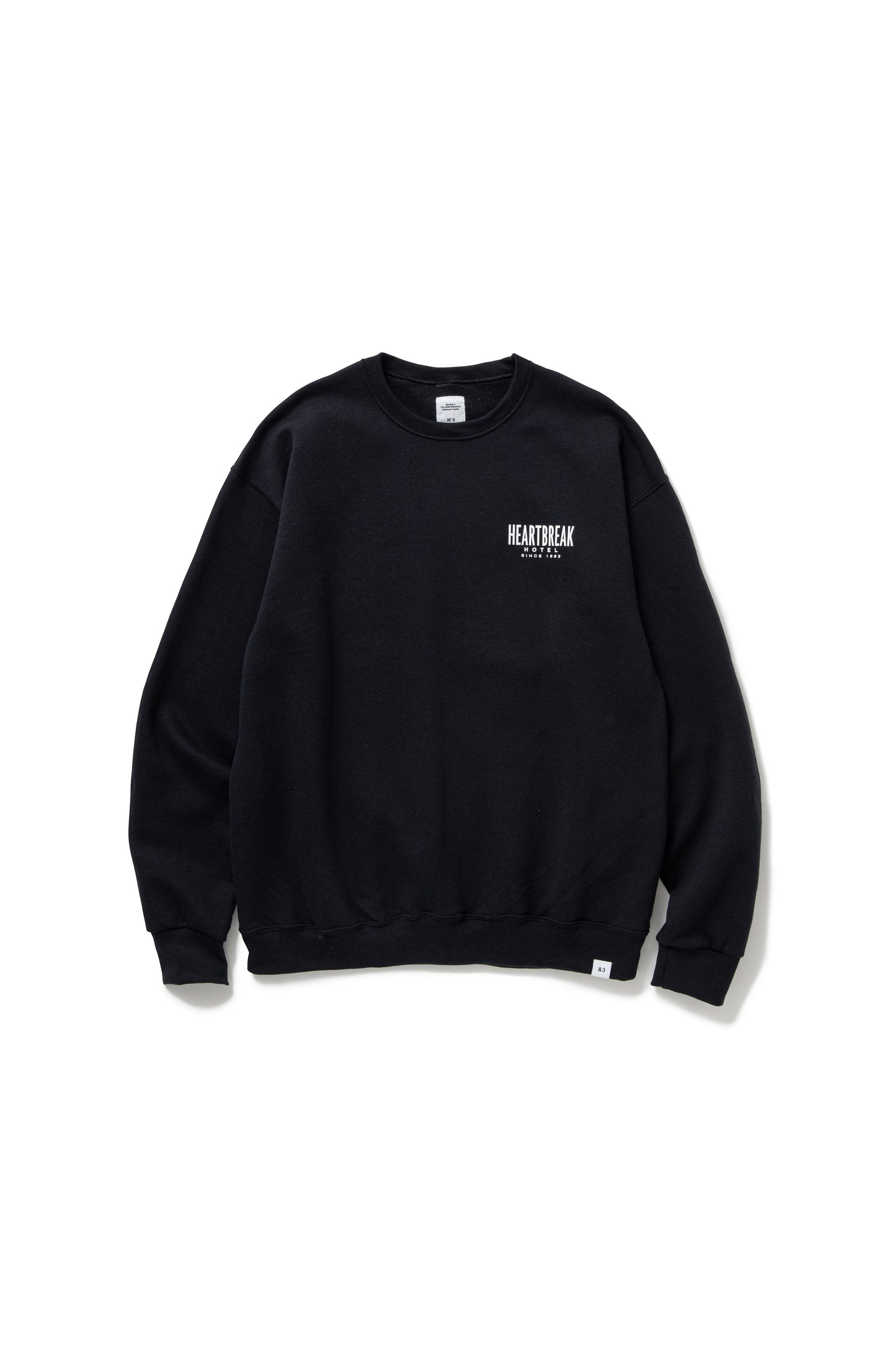 L/S PRINTED C-NECK SWEAT "HAWKE"