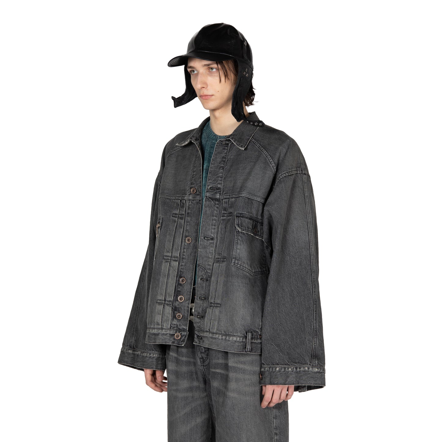 "Inception" Vintage Washed Denim Jacket