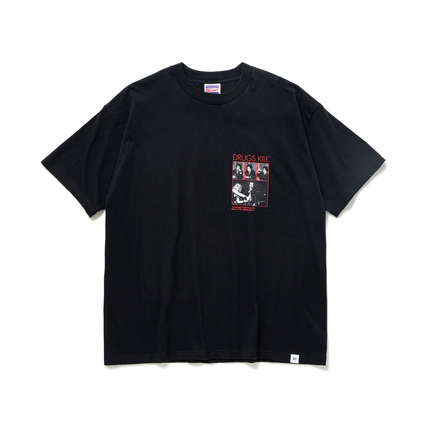 S/S PRINTED TEE "A.COX"