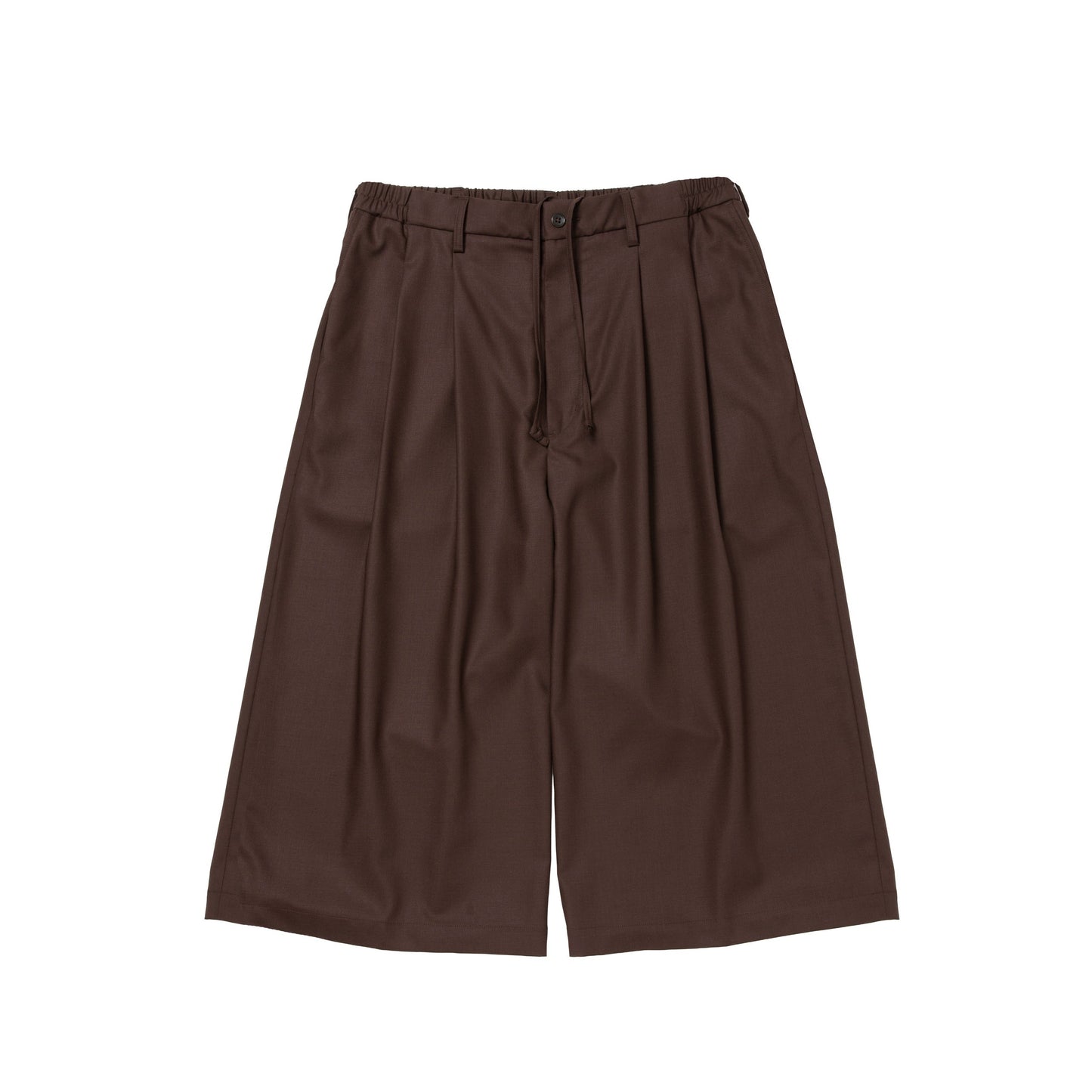 T/W Twill Shin Cut Wide Easy Trousers