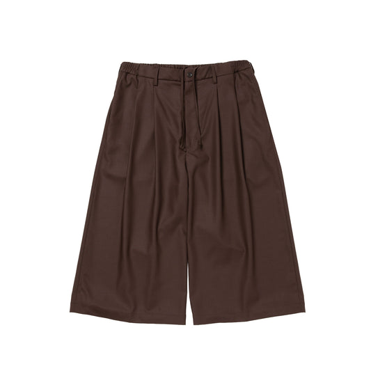 T/W Twill Shin Cut Wide Easy Trousers