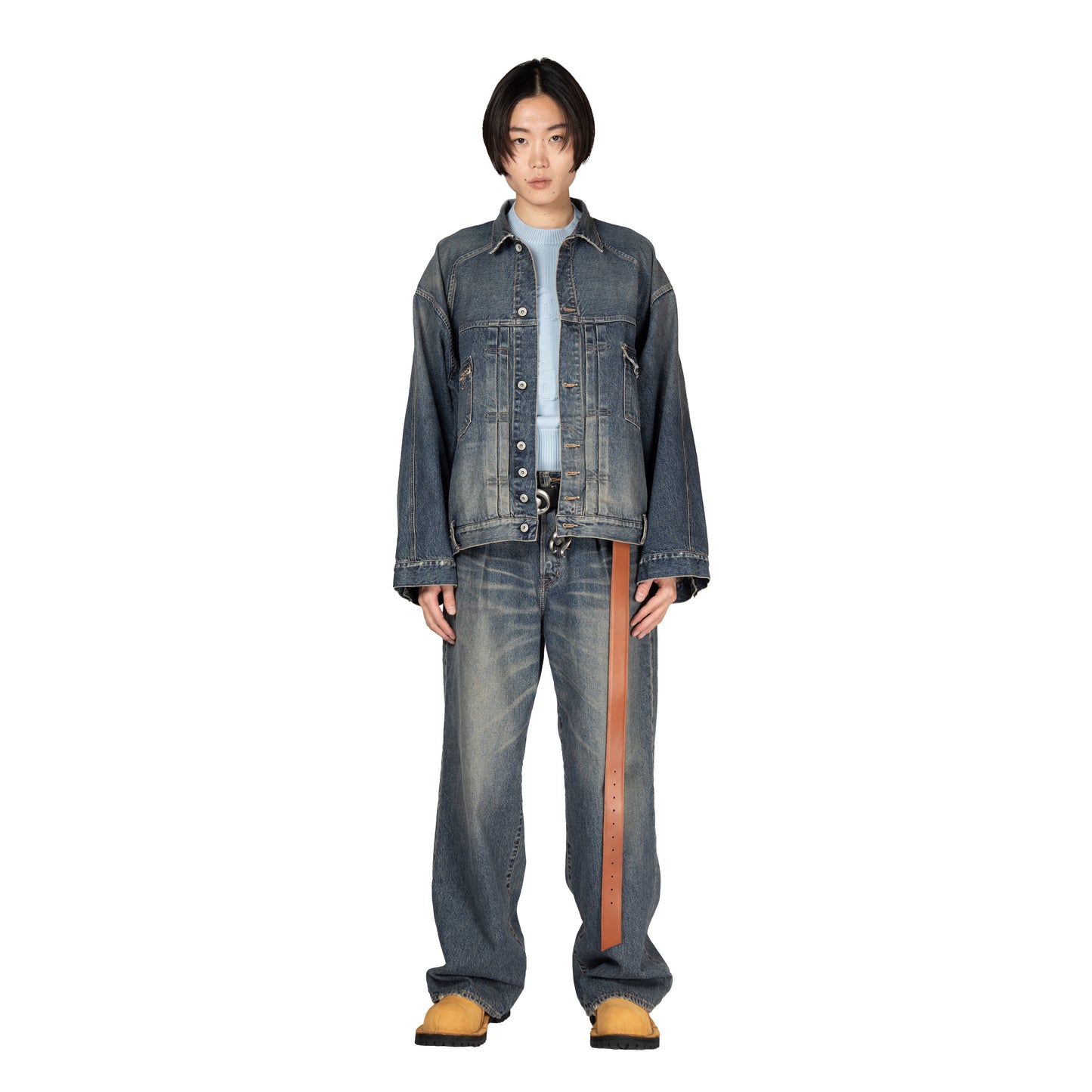 "Inception" Vintage Washed Denim Jacket