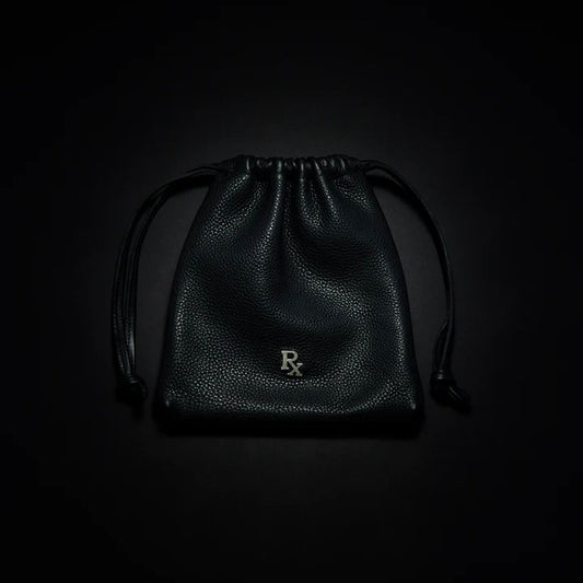 Leather Drawstring Bag