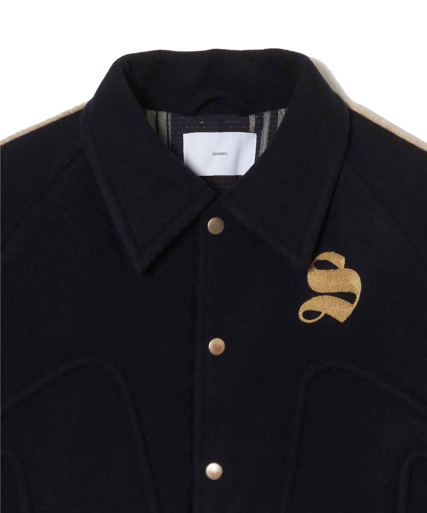 WOOL MELTON STADIUM JACKET