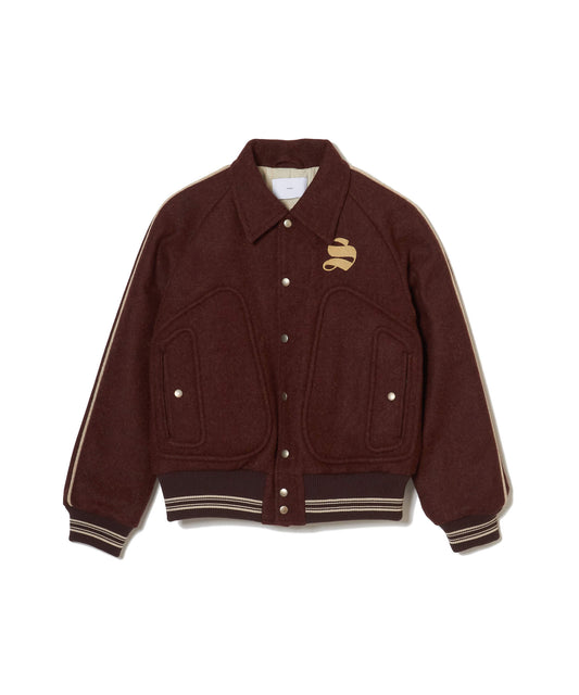 WOOL MELTON STADIUM JACKET