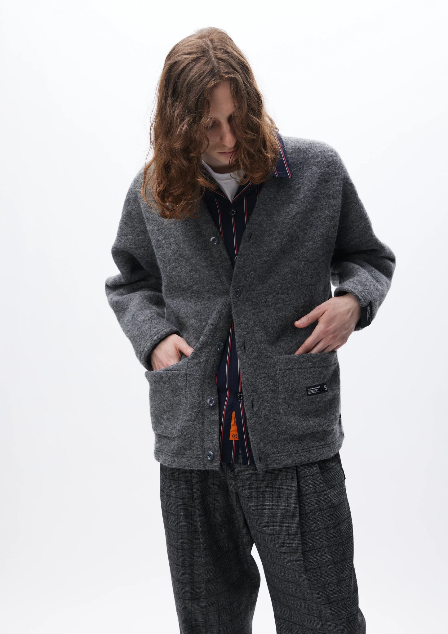 WOOL JERSEY CARDIGAN