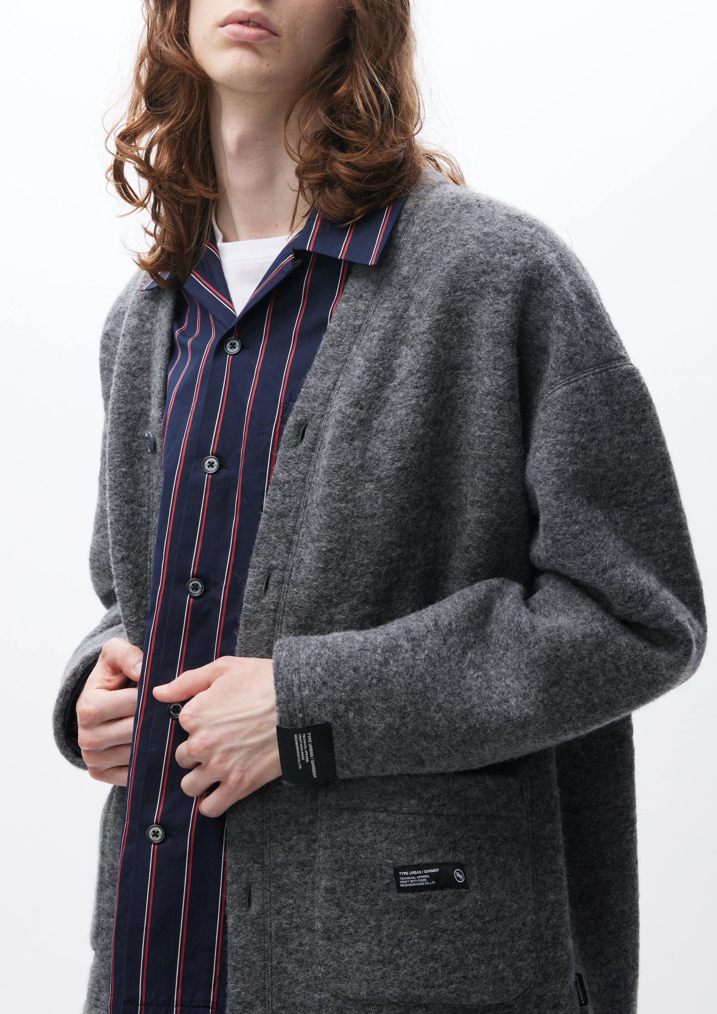 WOOL JERSEY CARDIGAN