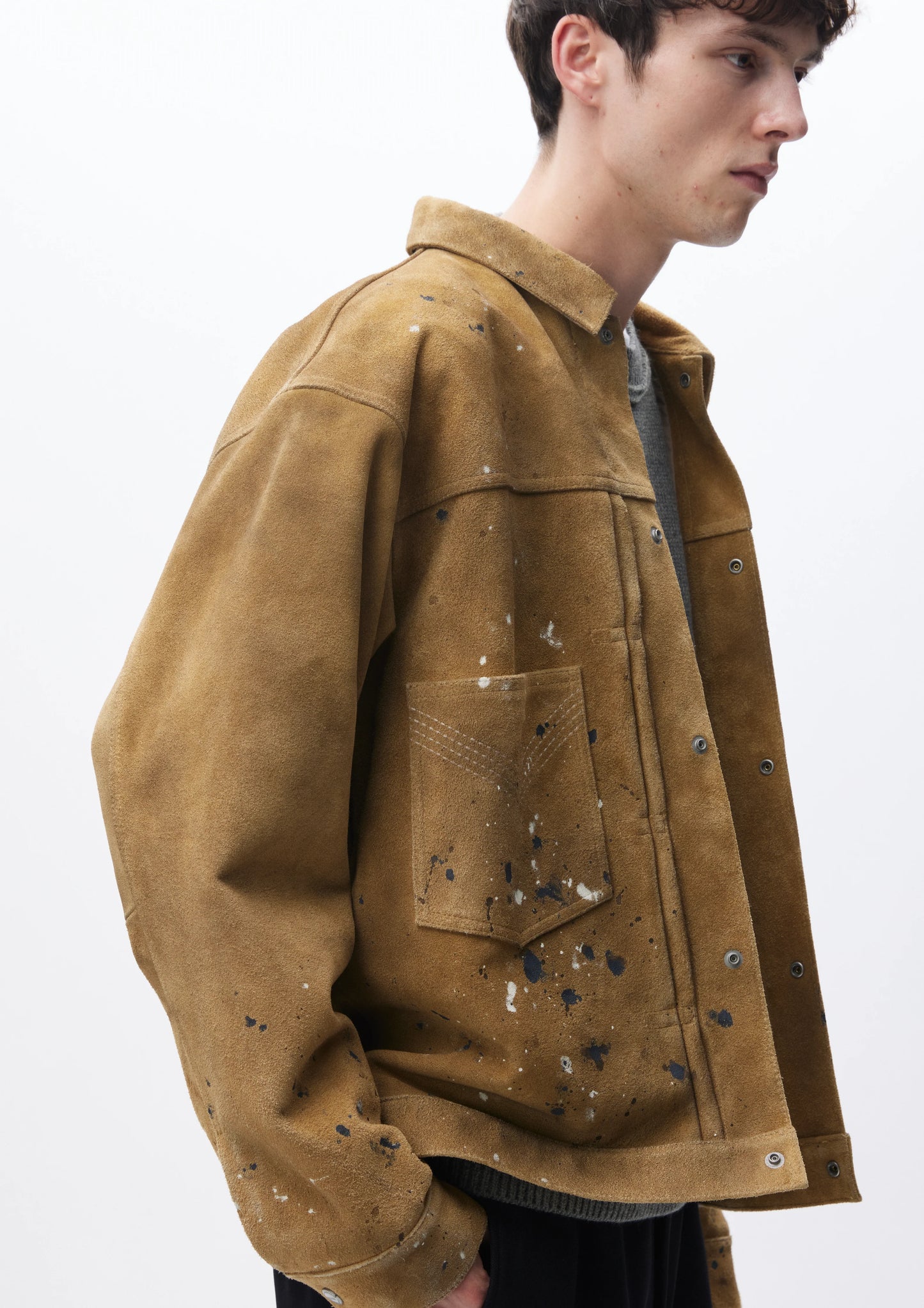 DRIP SUEDE JACKET