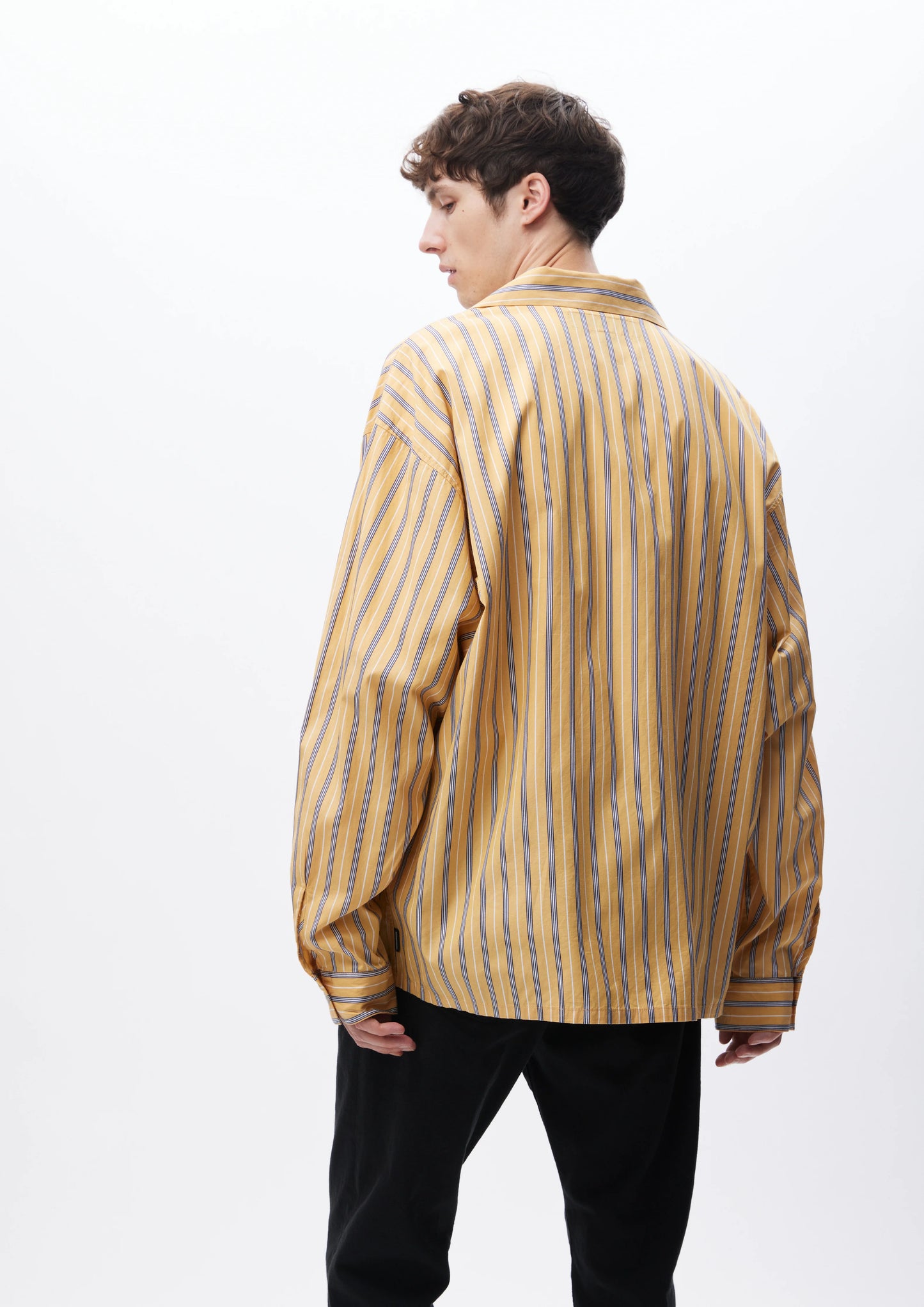 STRIPE WORK SHIRT LS