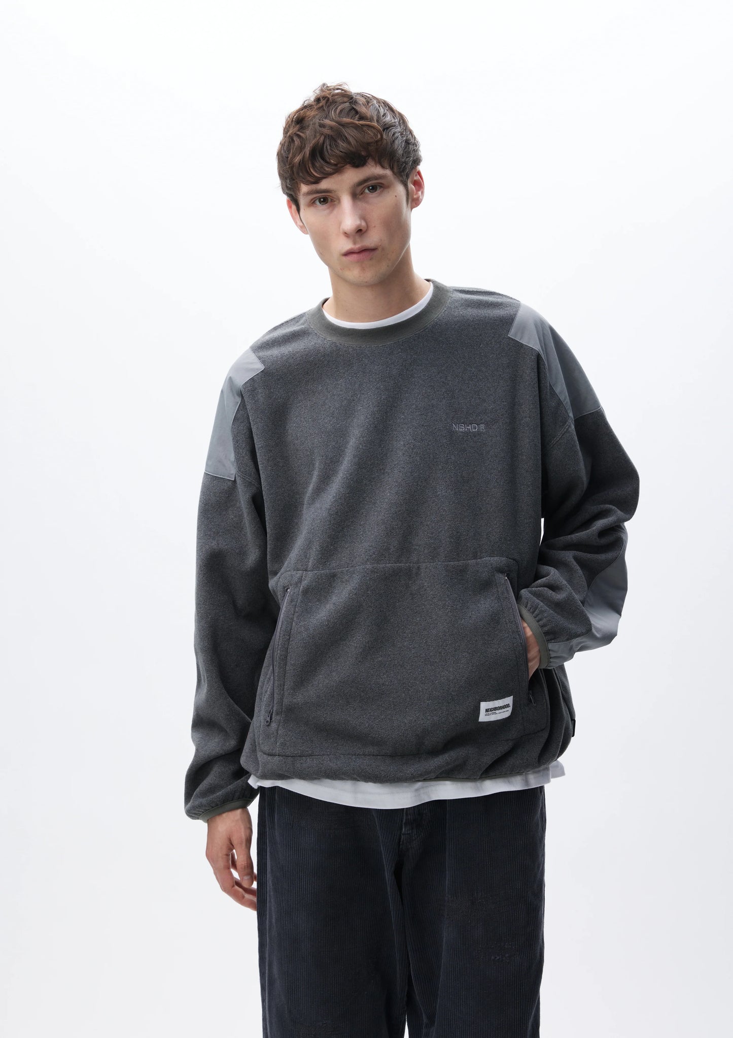 FLEECE CREWNECK LS