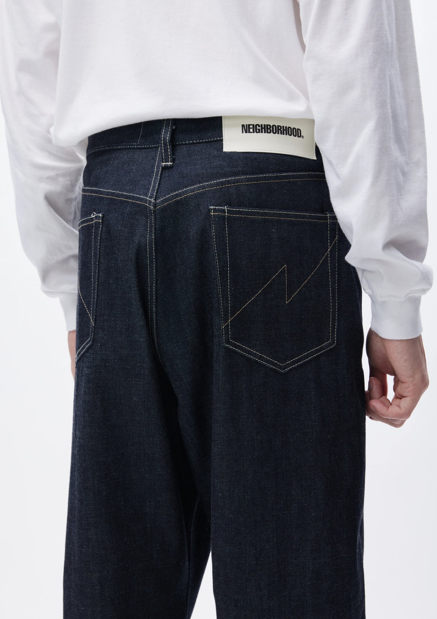 RIGID DENIM DP WIDE PANTS