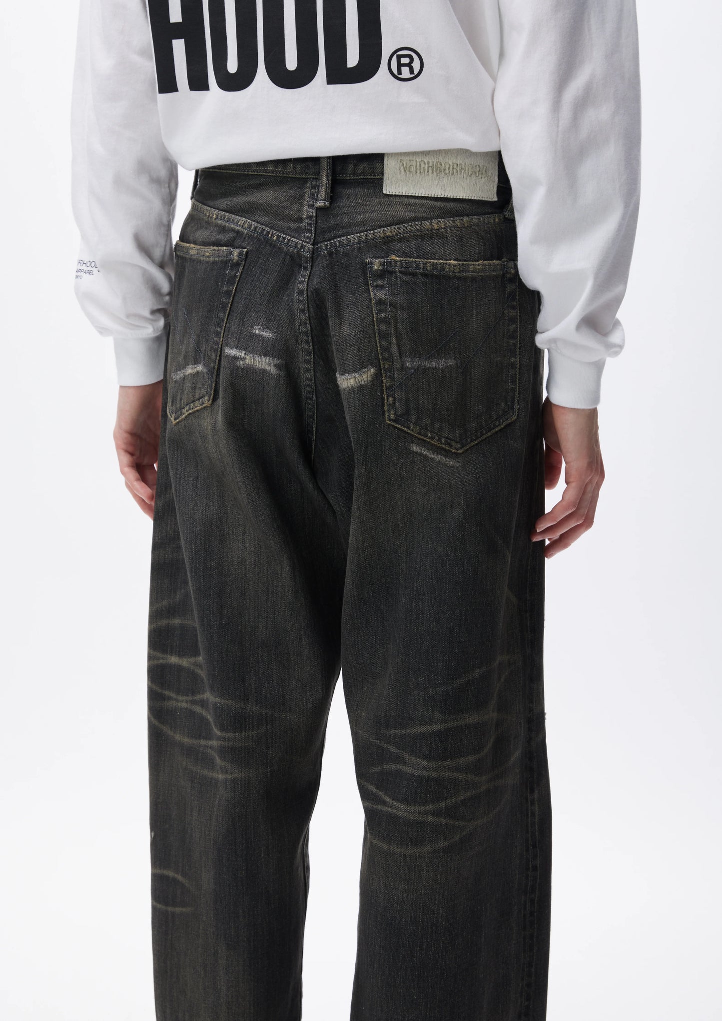 SAVAGE DENIM DP WIDE PANTS