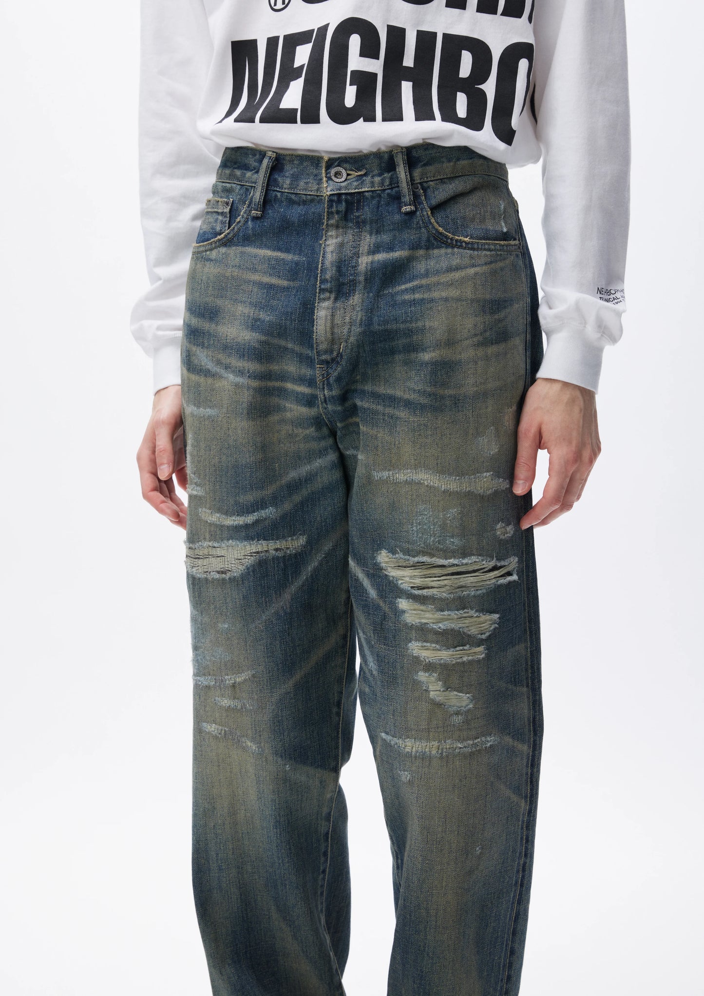 SAVAGE DENIM DP BASIC PANTS