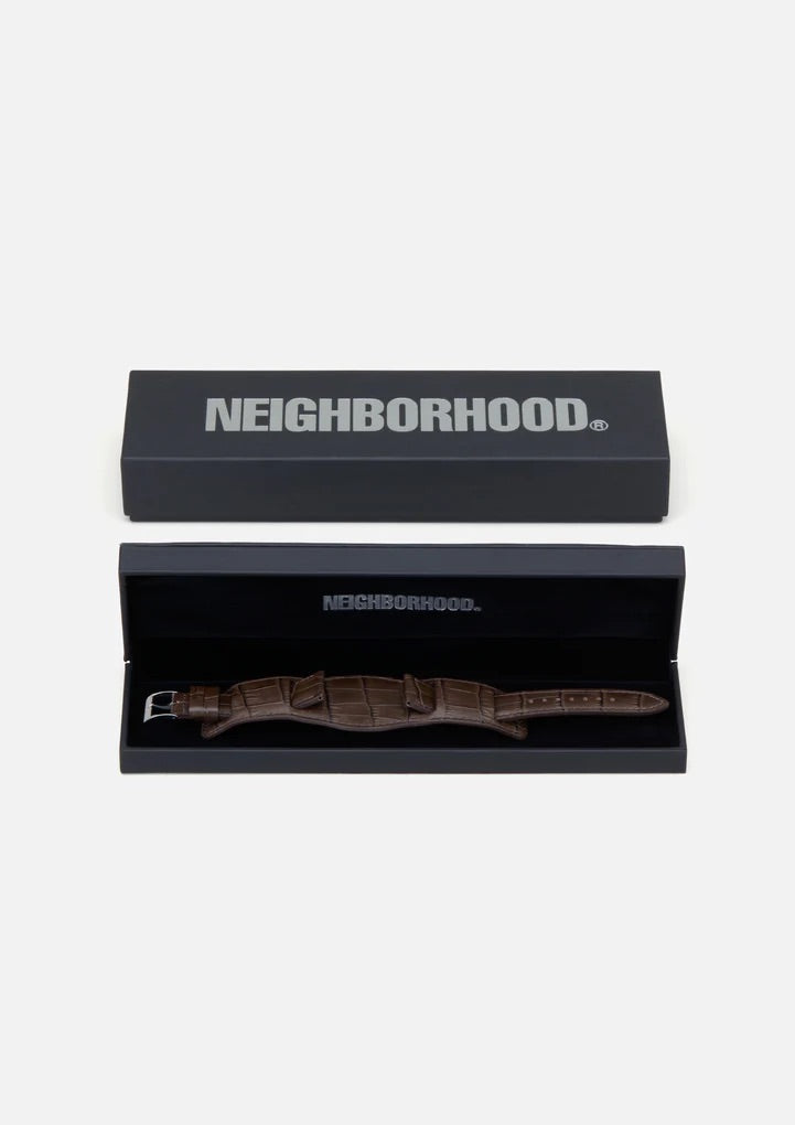 LEATHER EMB WATCH BAND