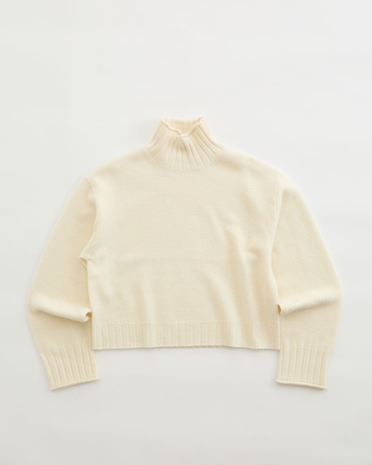 WOOL HIGH NECK KNIT