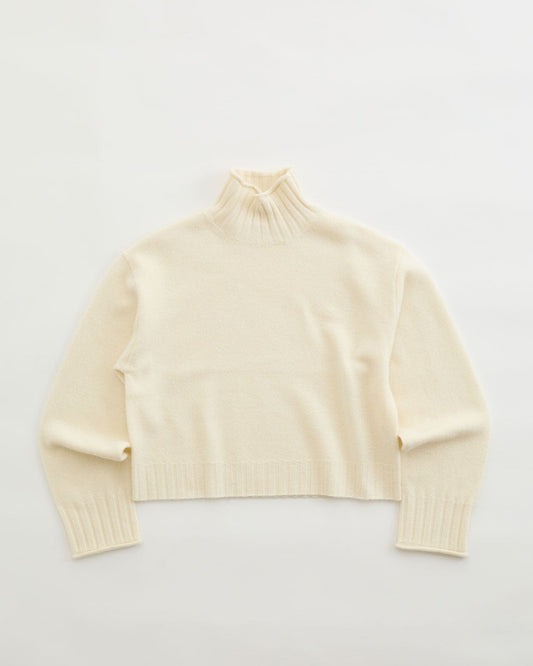 WOOL HIGH NECK KNIT