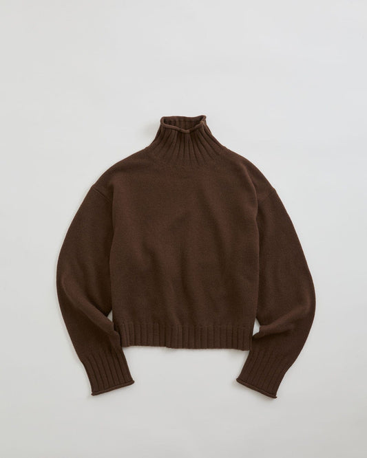 WOOL HIGH NECK KNIT