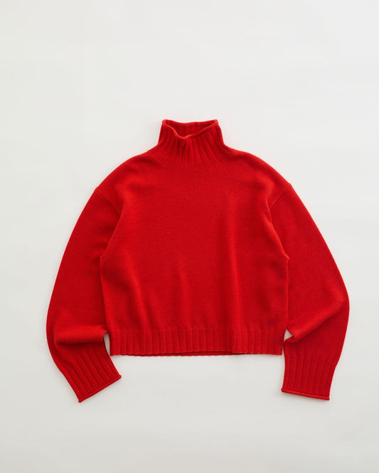 WOOL HIGH NECK KNIT