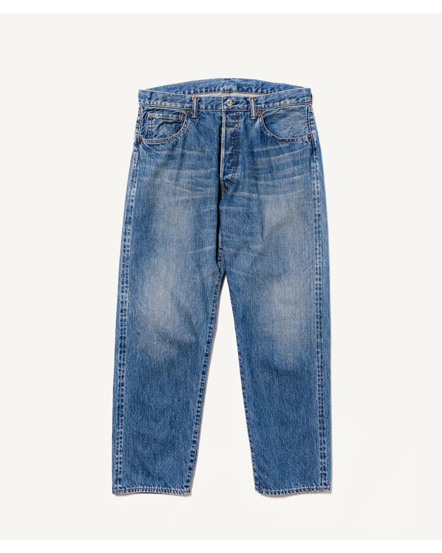 Washed Denim  Pants E