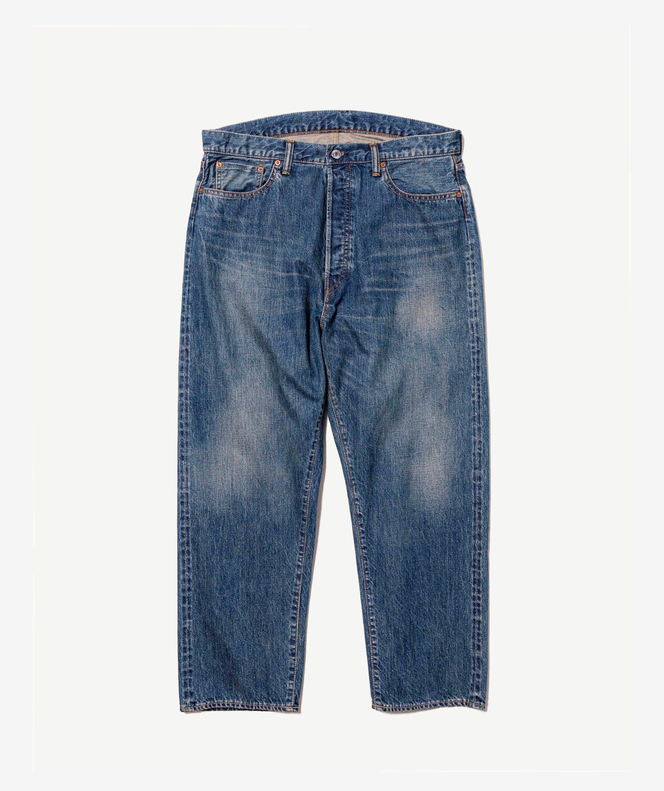 Washed Denim Wide Pants – TIME AFTER TIME