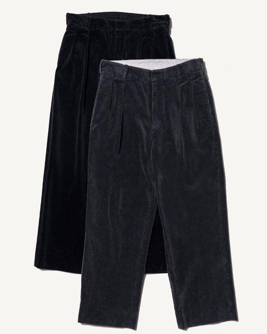 Vintage Corduroy Trousers  BLACK