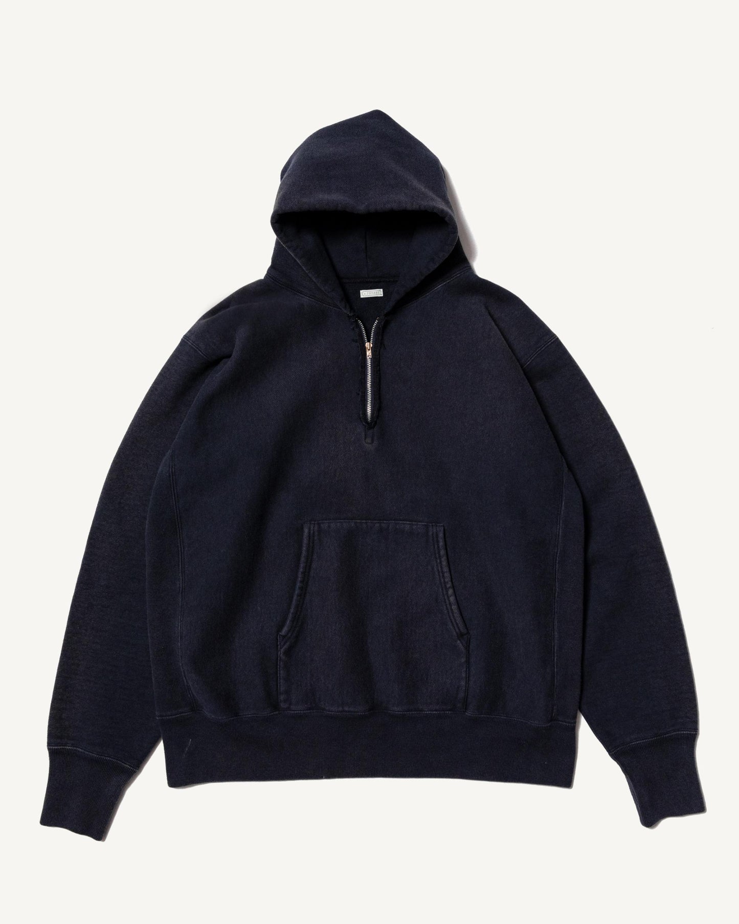 Vintage Half Zip Sweat Hoodie