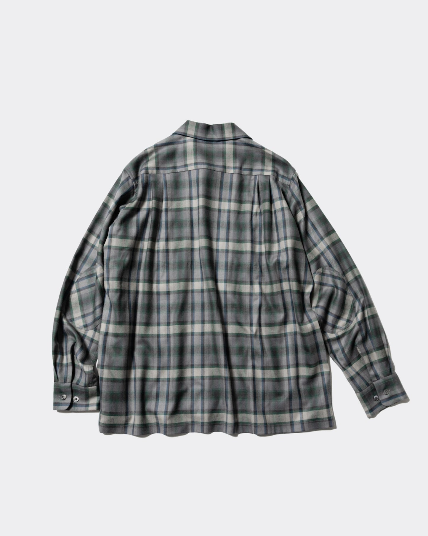 Unlikely 2P Sport Open L/S Shirts Wool Plaids