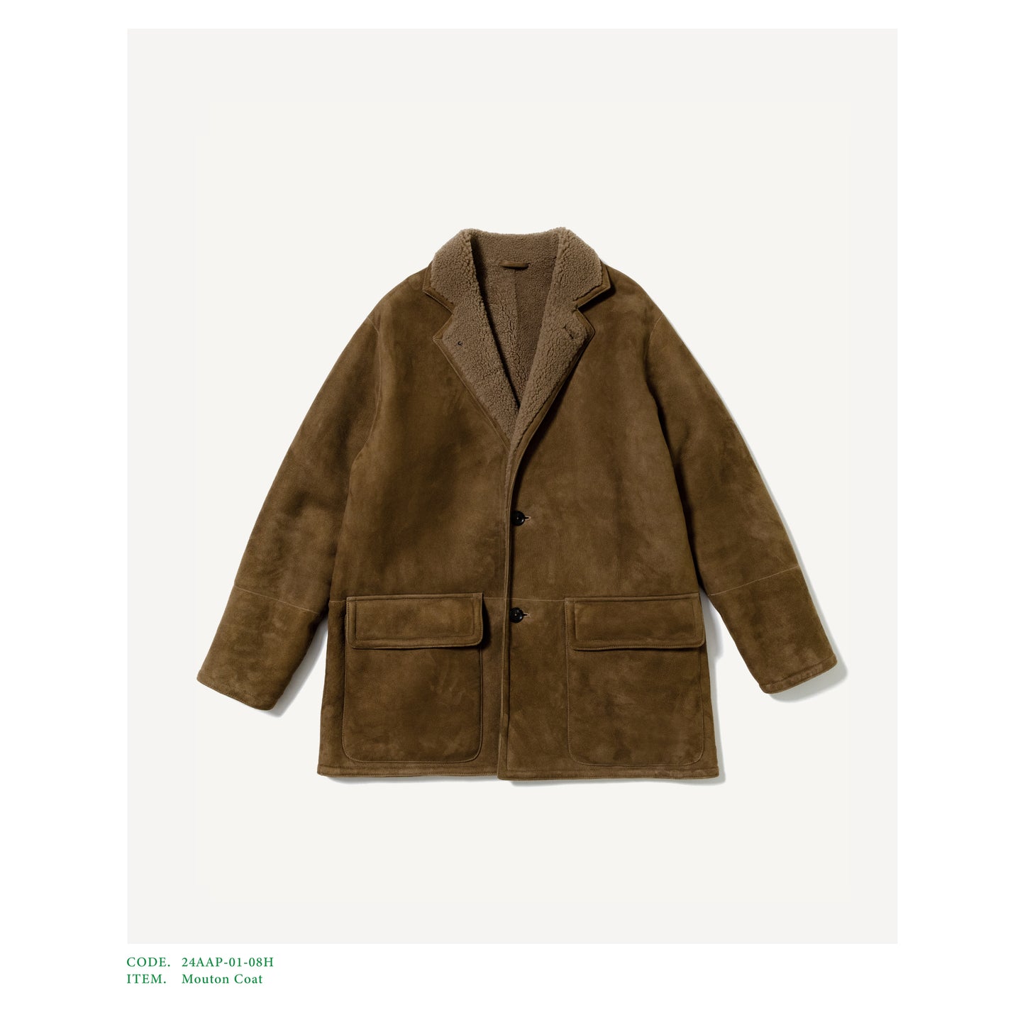 Mouton Coat BROWN