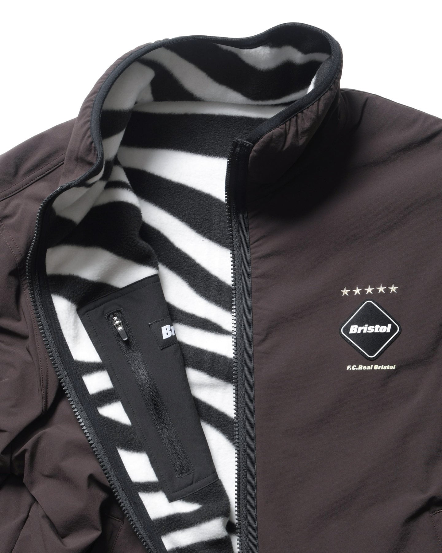 ZEBRA FLEECE REVERSIBLE JACKET