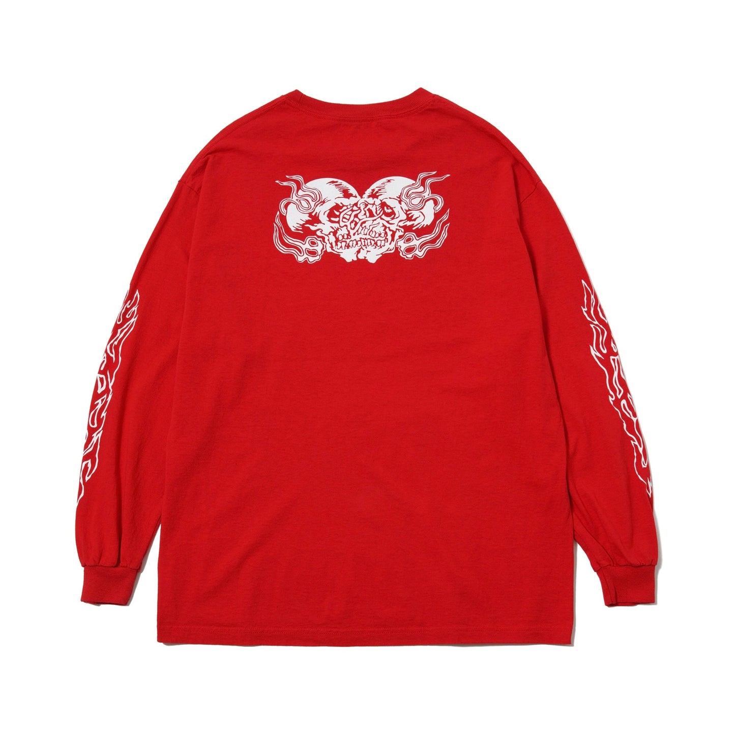 T-SHIRT L/S TWIN SKULL