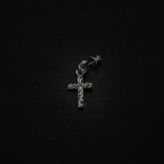 Ornament Cross Earring (Single)