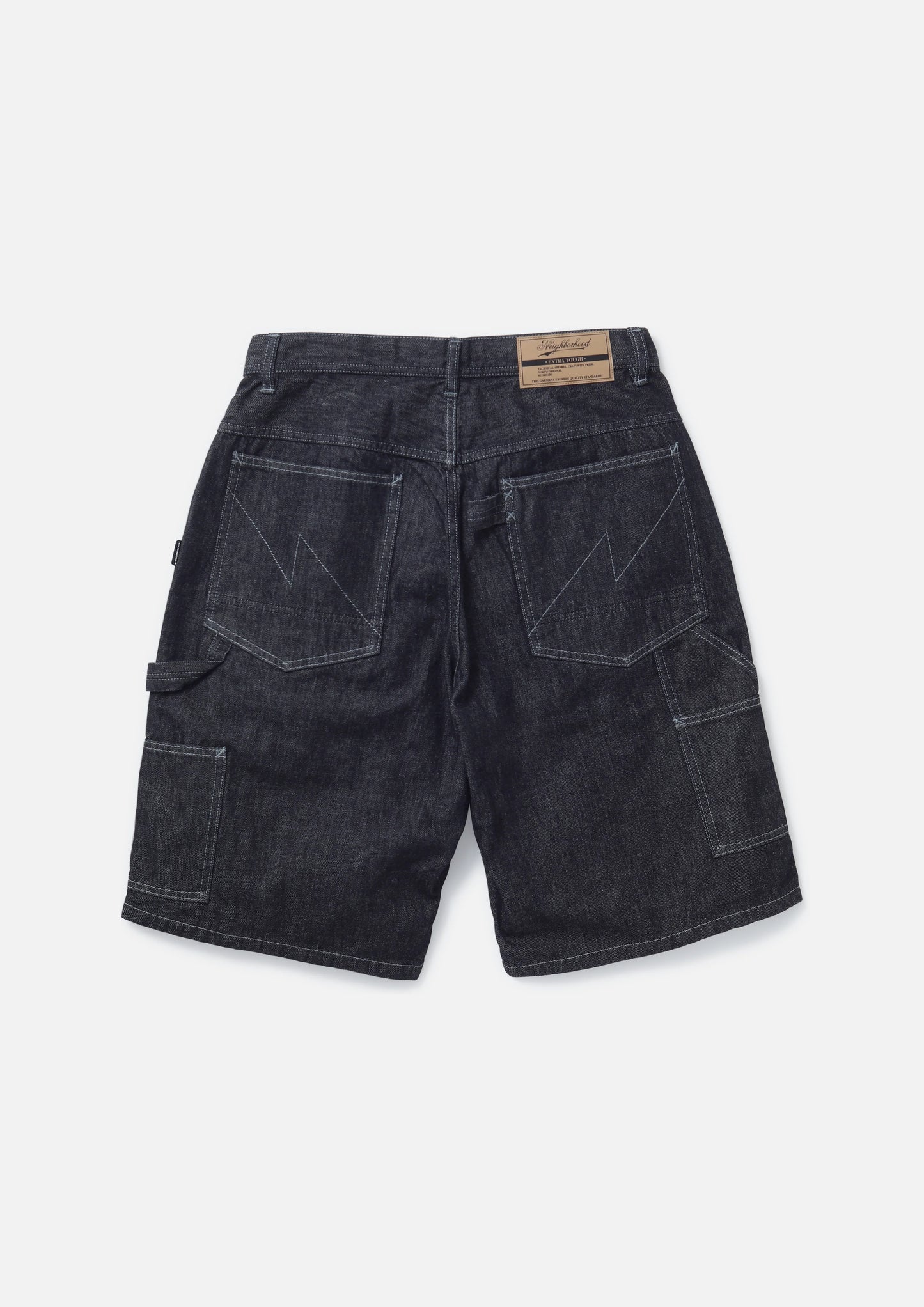 DENIM PAINTER SHORT PANTS