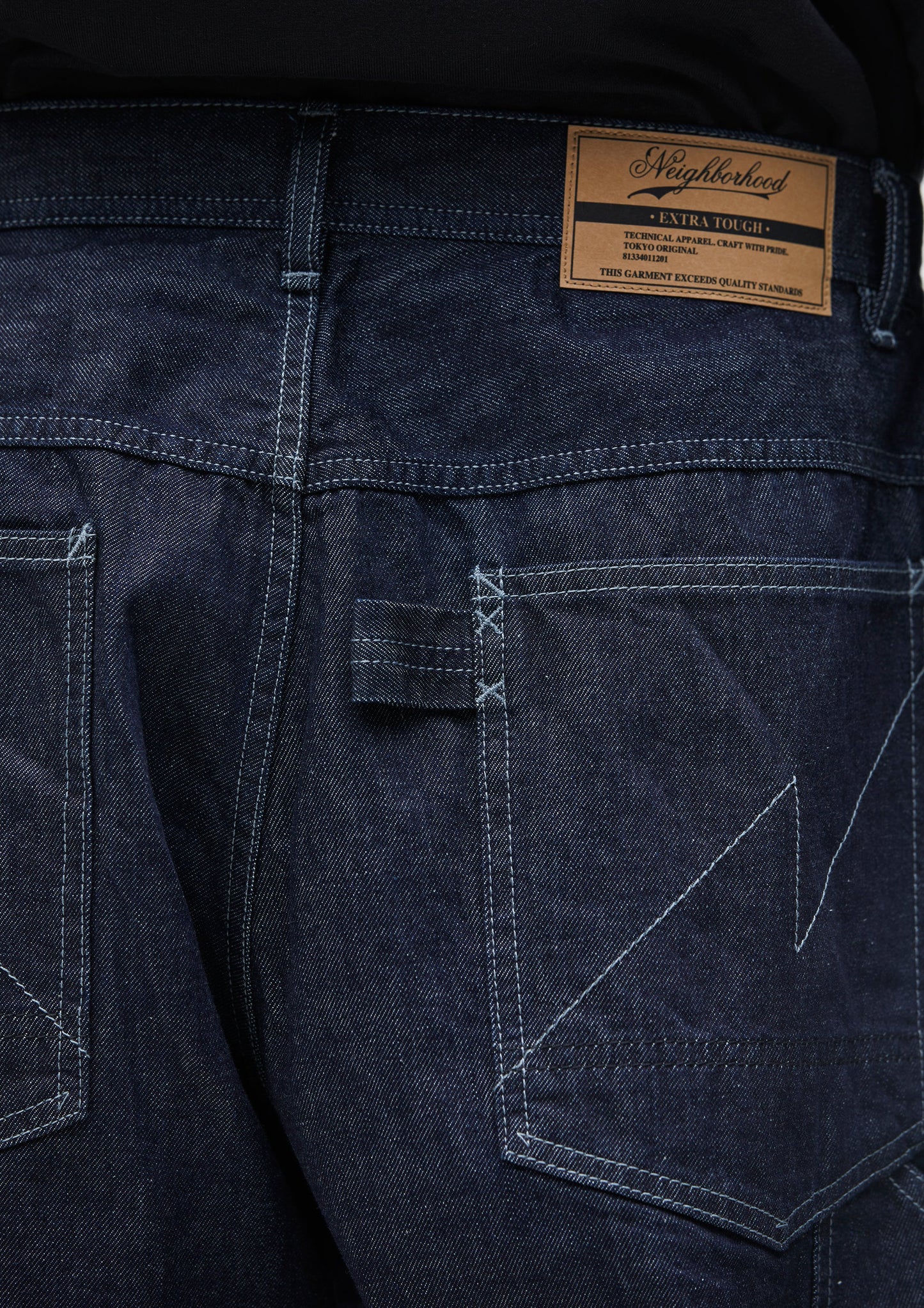 DENIM PAINTER SHORT PANTS