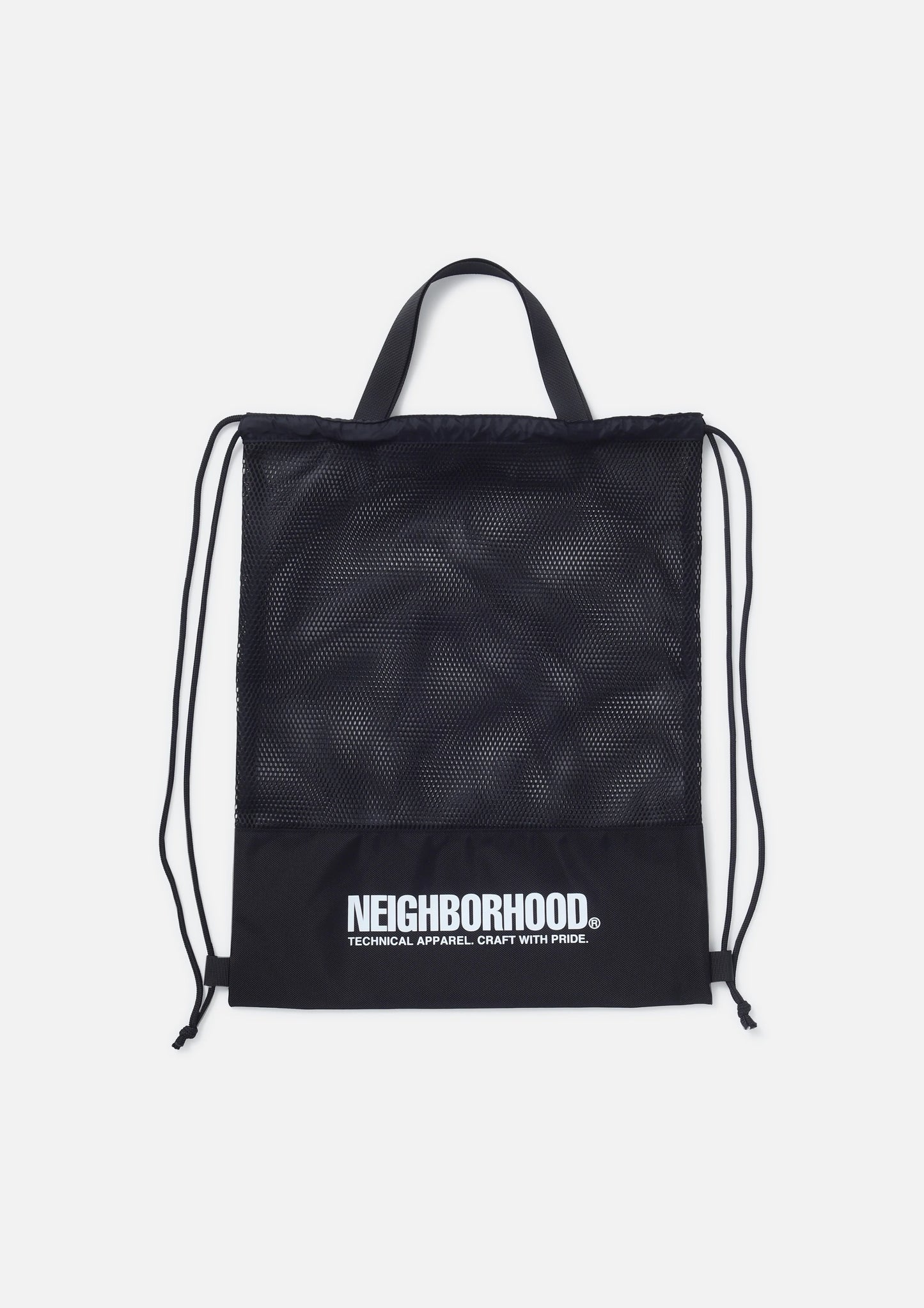 MESH DRAWSTRING TOTE BAG