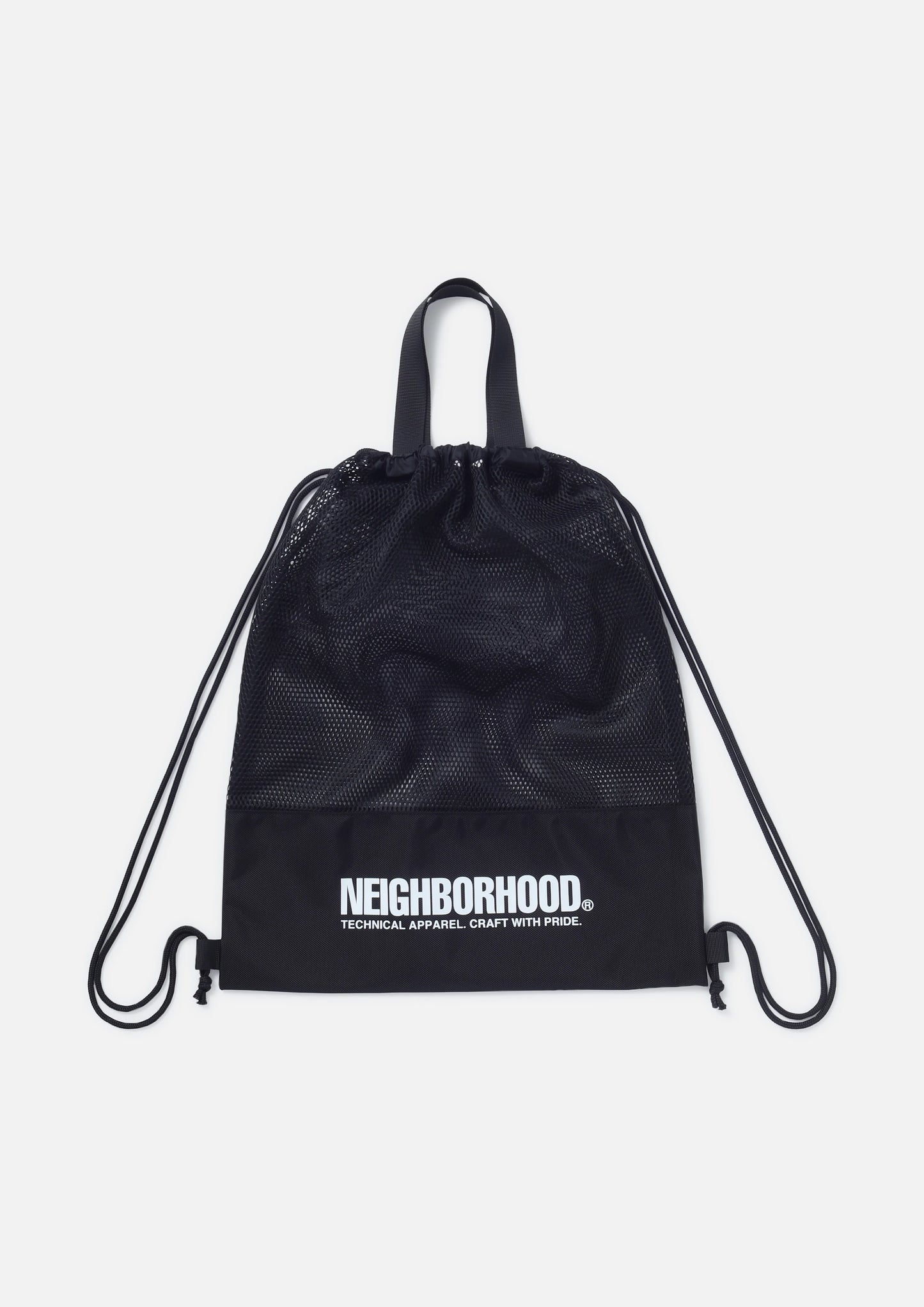 MESH DRAWSTRING TOTE BAG