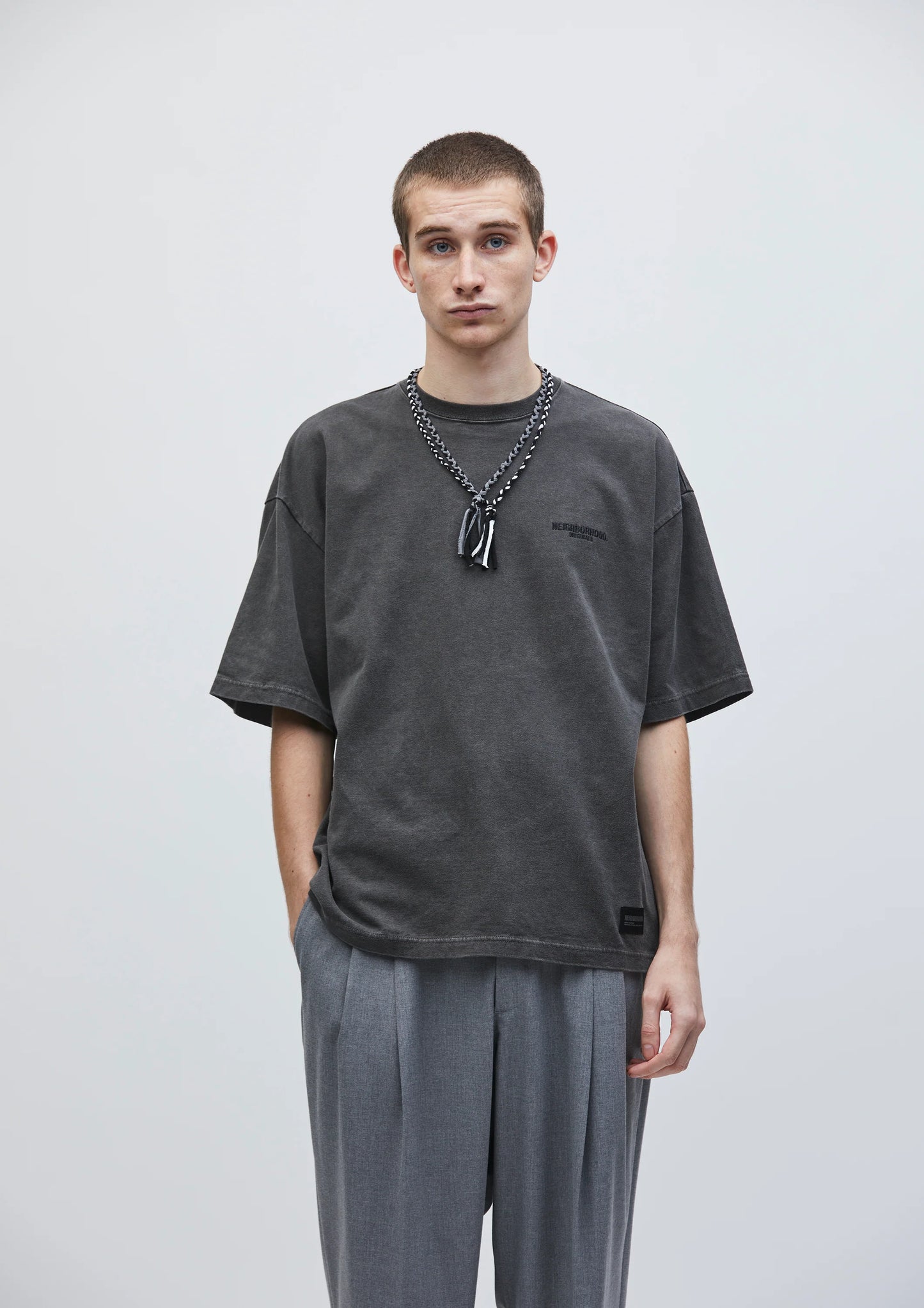 PIGMENT DYED CREWNECK SS