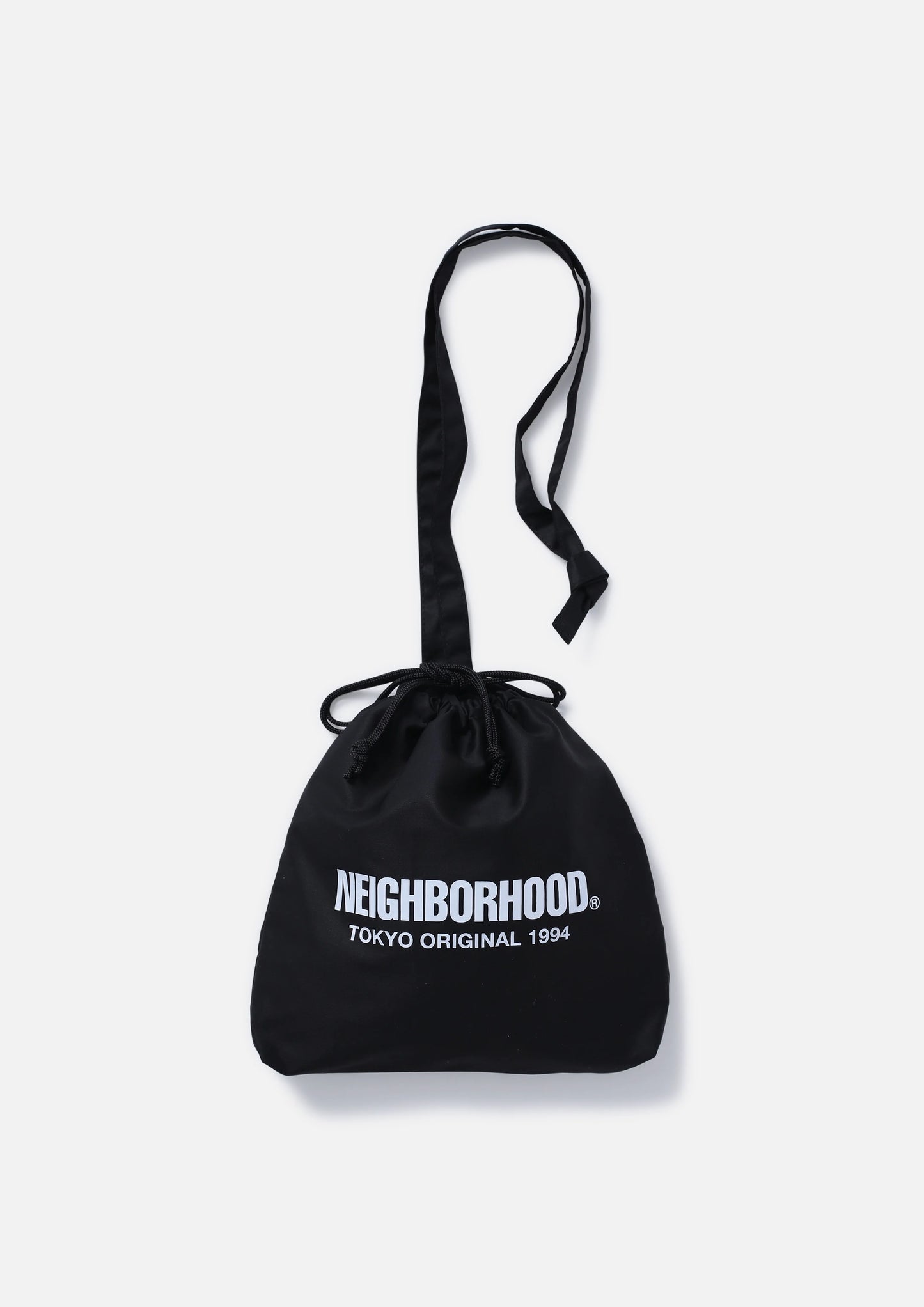 LOGO DRAWSTRING SHOULDER BAG