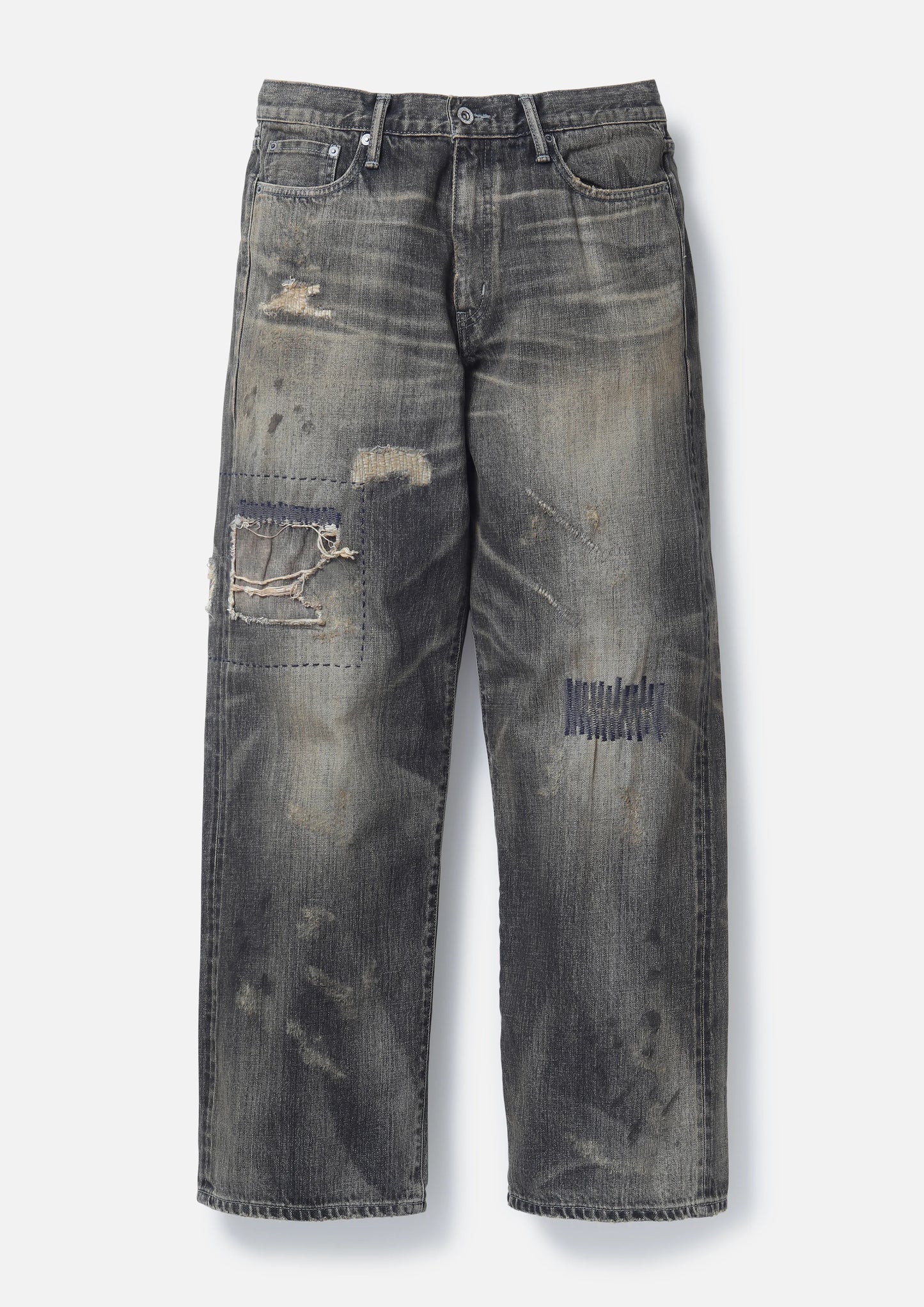 SAVAGE DENIM DP WIDE PANTS