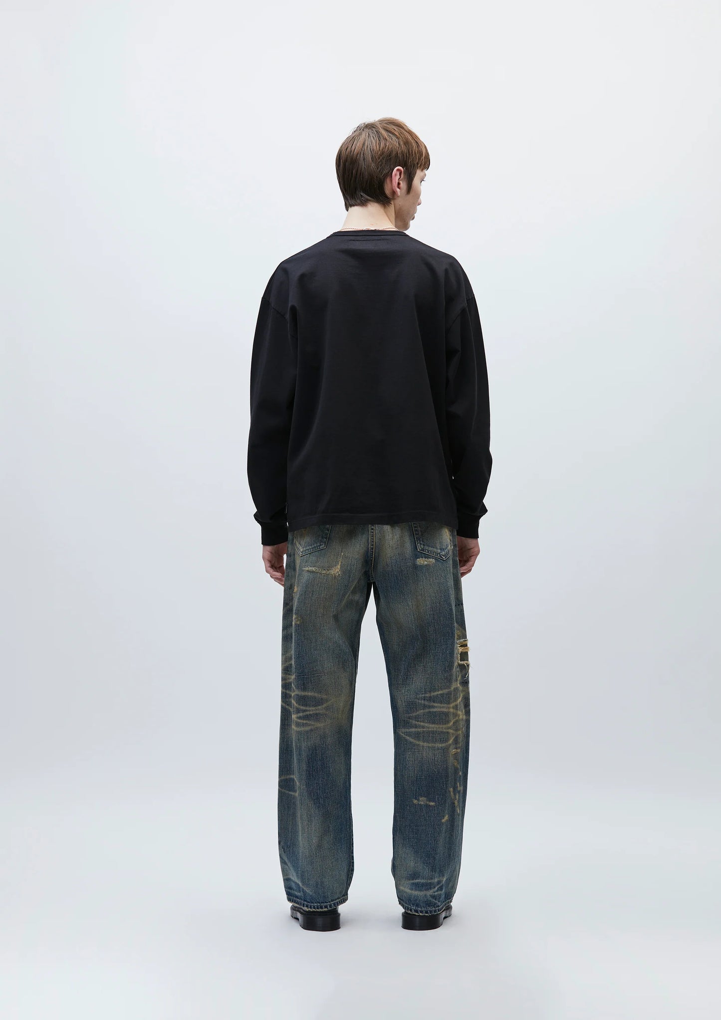 SAVAGE DENIM DP WIDE PANTS