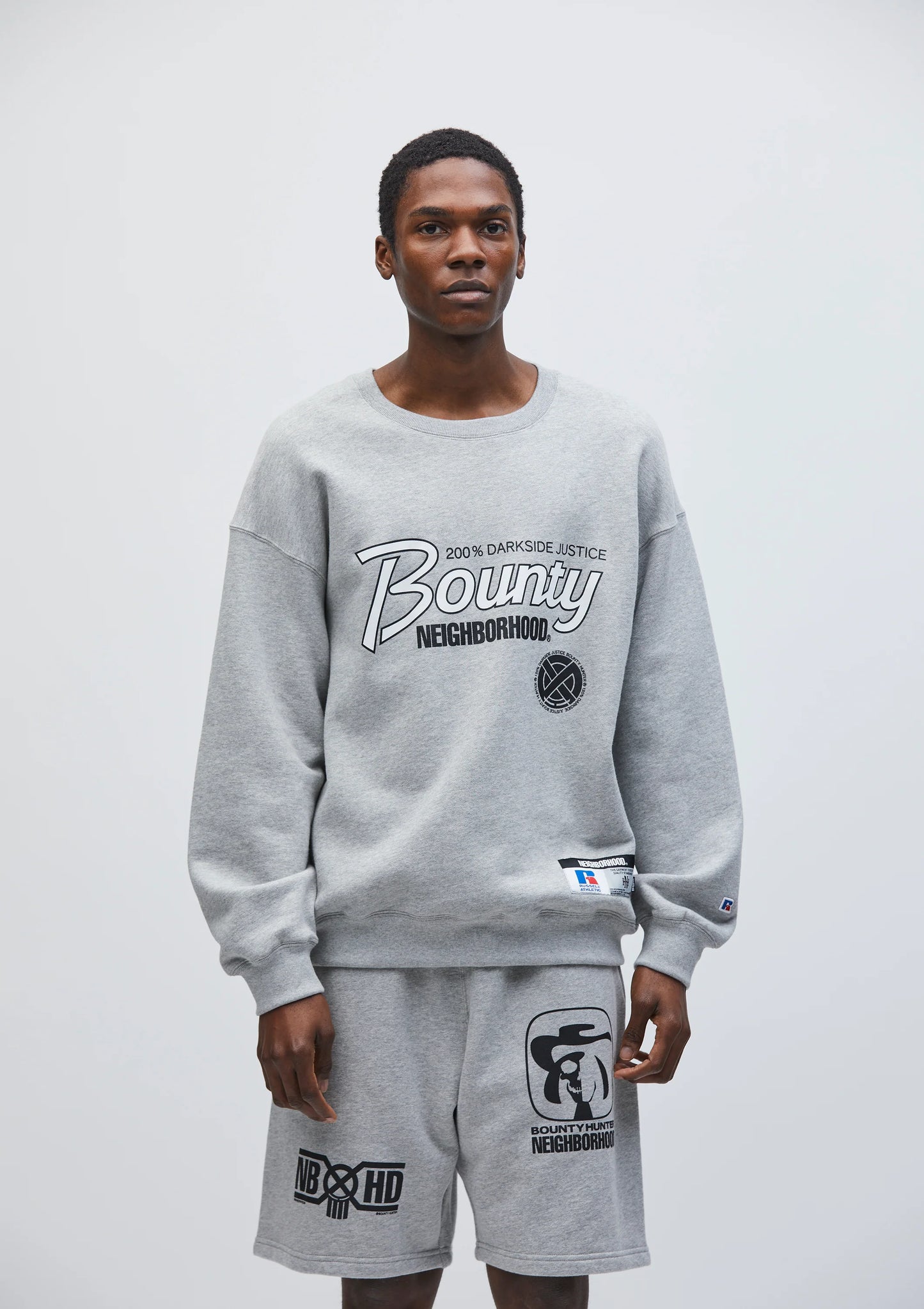 NH × BOUNTY HUNTER × RUSSELL ATHLETIC. SWEAT SHIRT LS