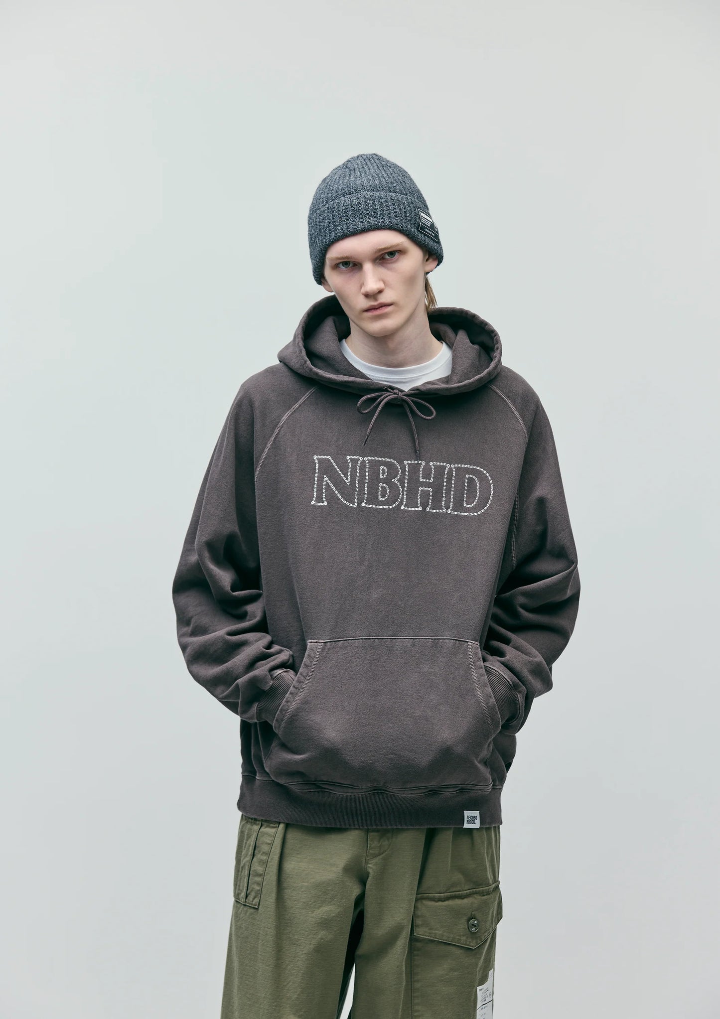 PIGMENT DYED SWEAT HOODIE LS