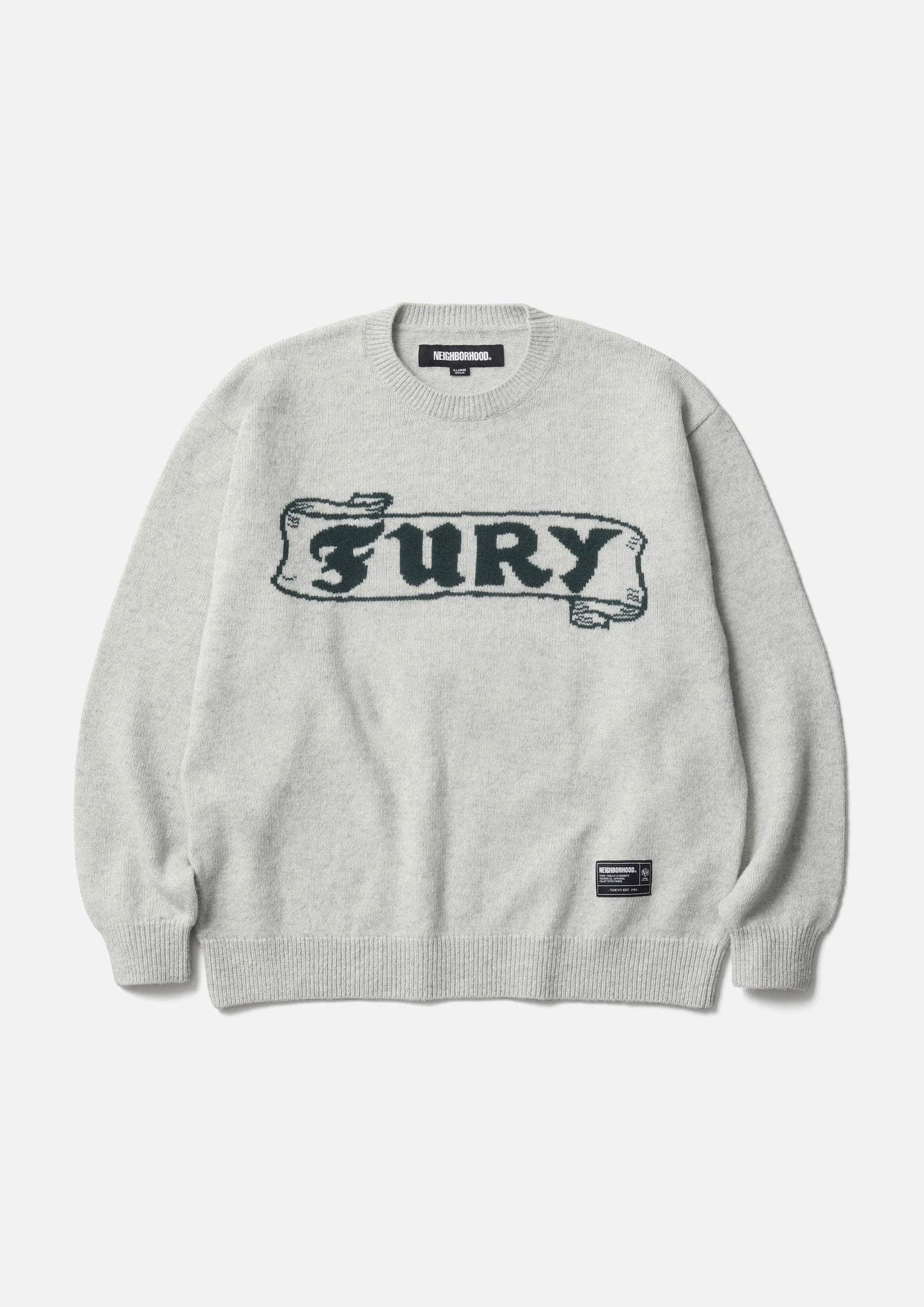 INTARSIA CREWNECK SWEATER