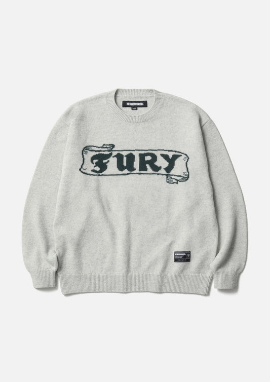 INTARSIA CREWNECK SWEATER