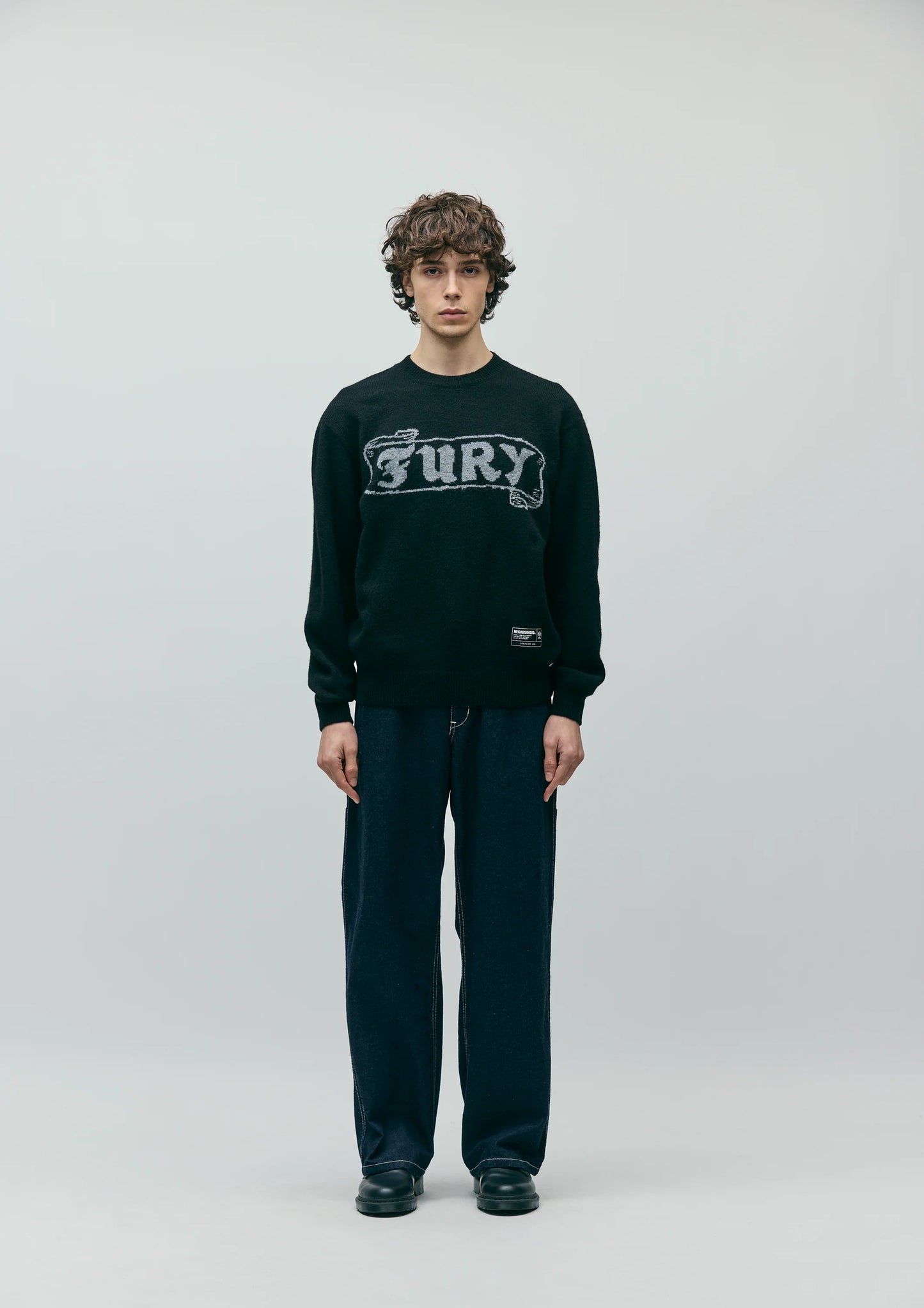 INTARSIA CREWNECK SWEATER