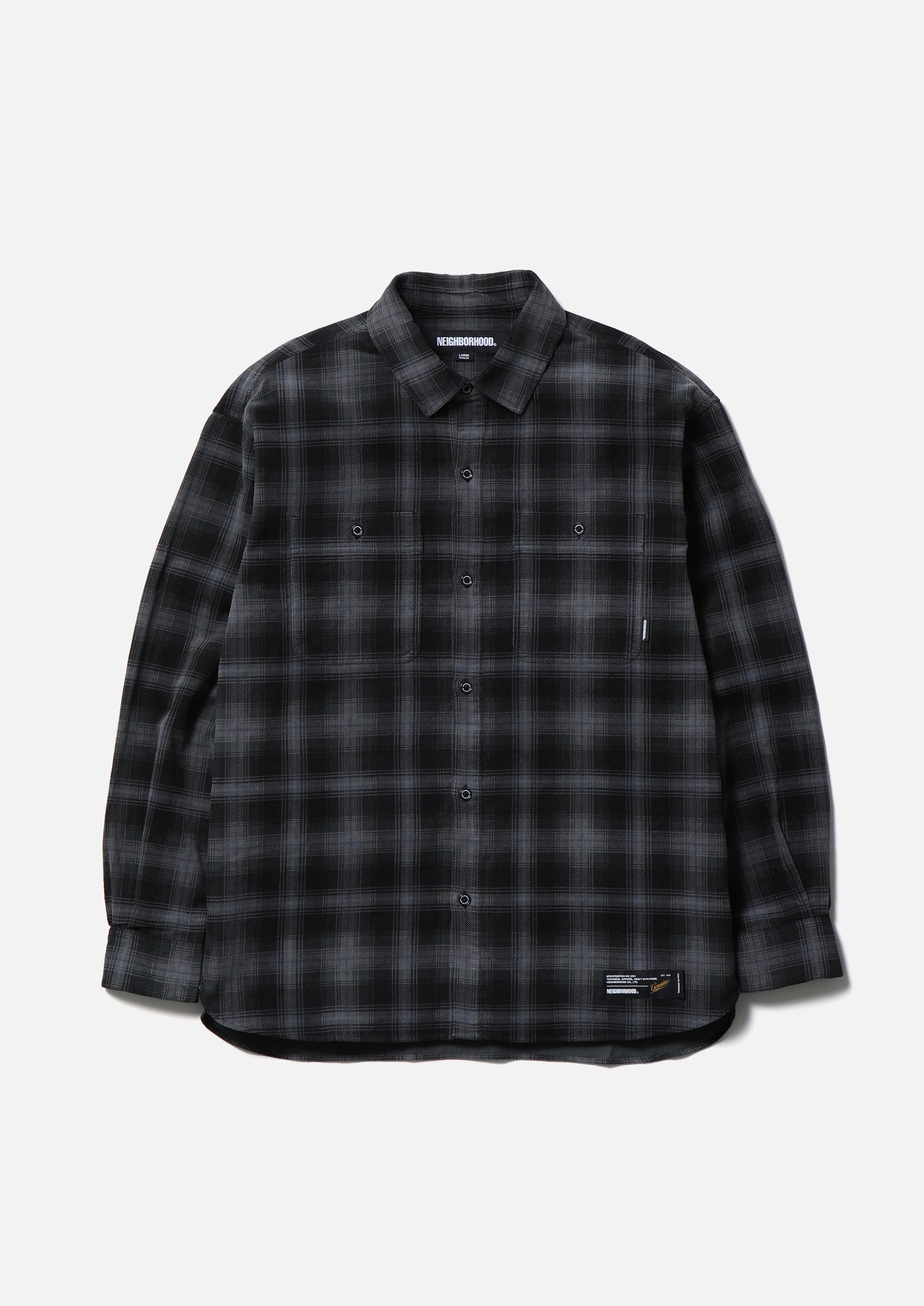 CORDUROY CHECK SHIRT LS