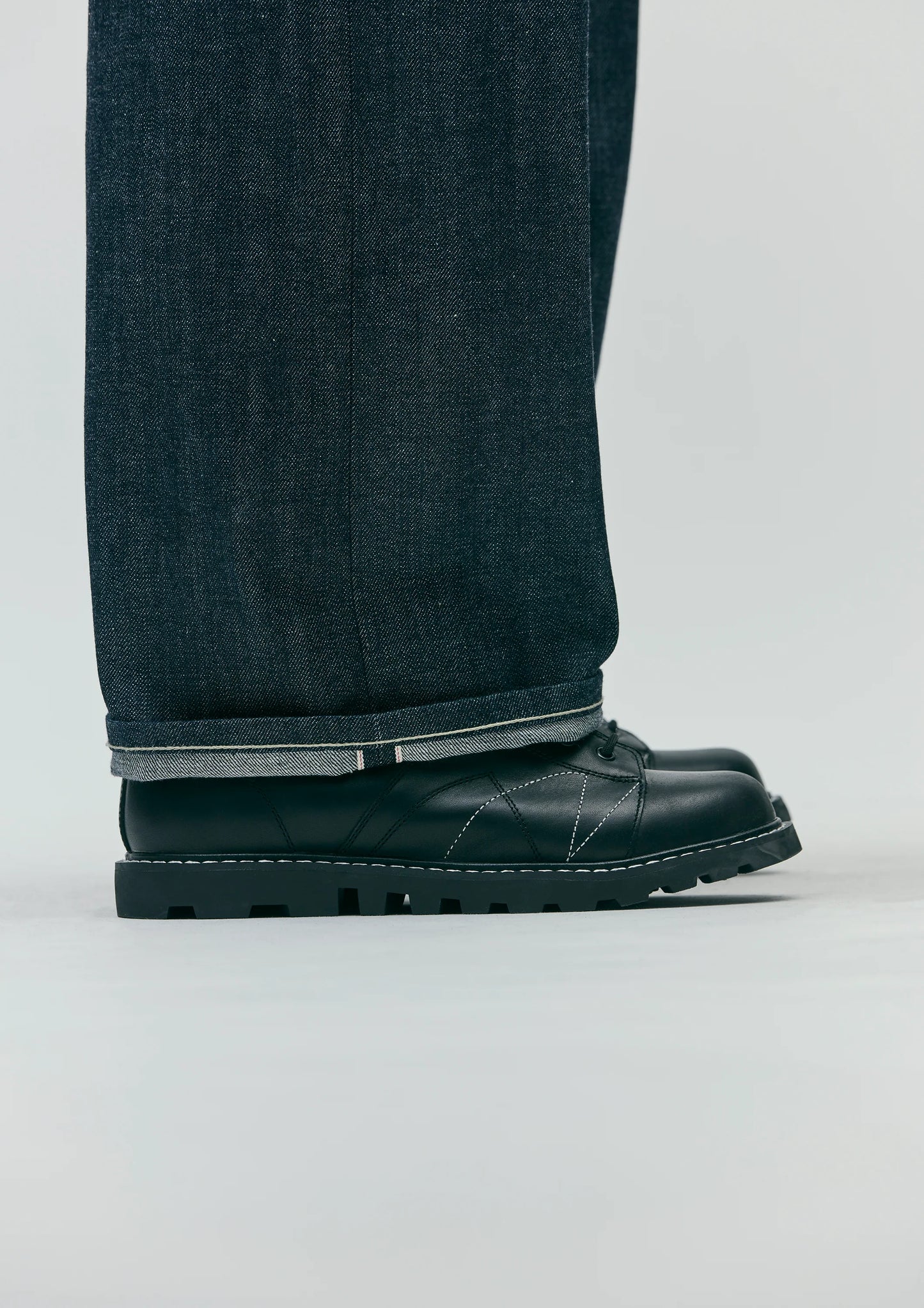 RIGID DENIM DP WIDE PANTS