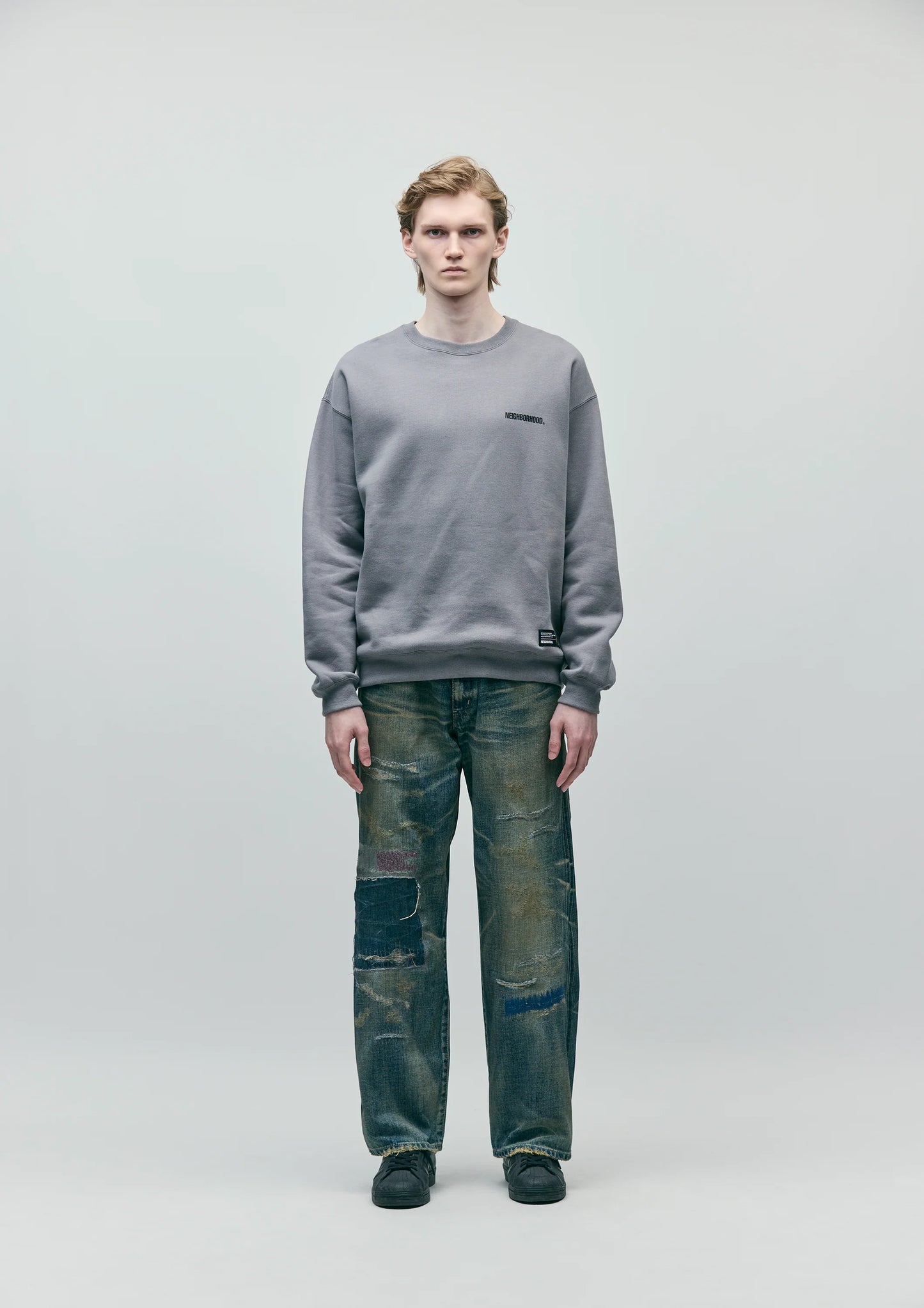 SAVAGE DENIM DP WIDE PANTS