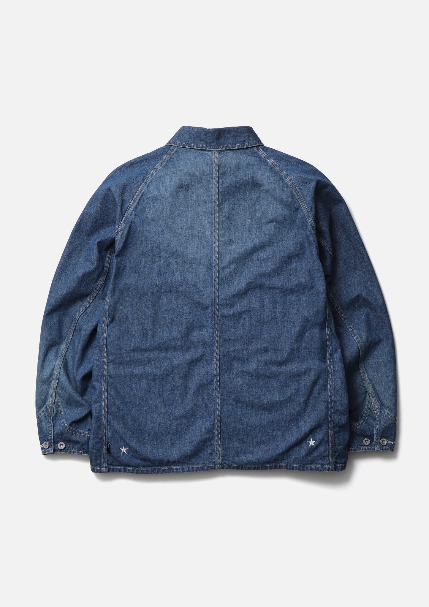 NH X M&M . WASHED DENIM COVERALL JACKET