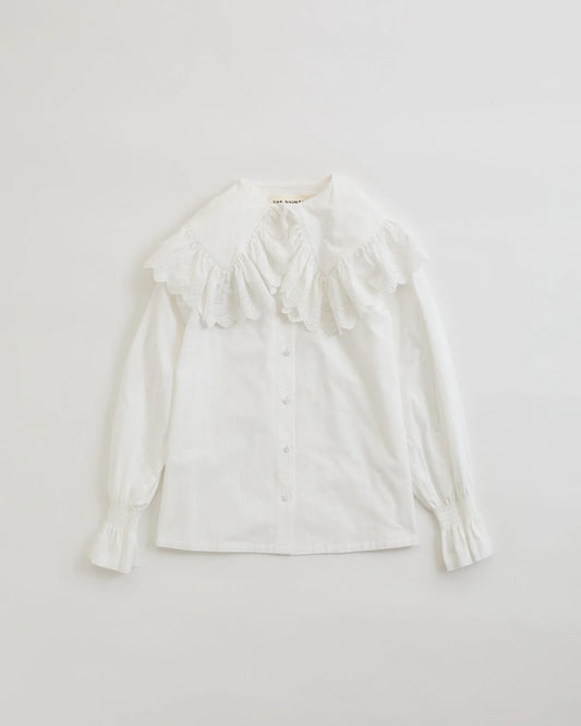 LACE COLLAR BLOUSE