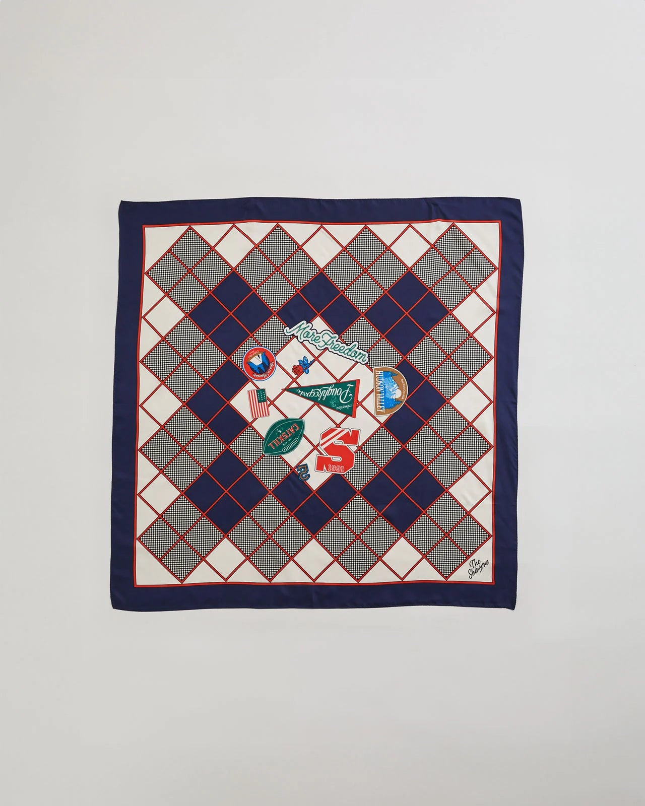 NEW YORK PATCHES SCARF